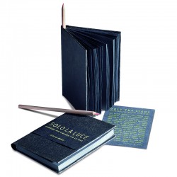 Notebook "Solo la Luce" in Tar Paper. Pack 5 pieces
